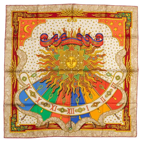 Hermes Carpe Diem Scarf for sale 